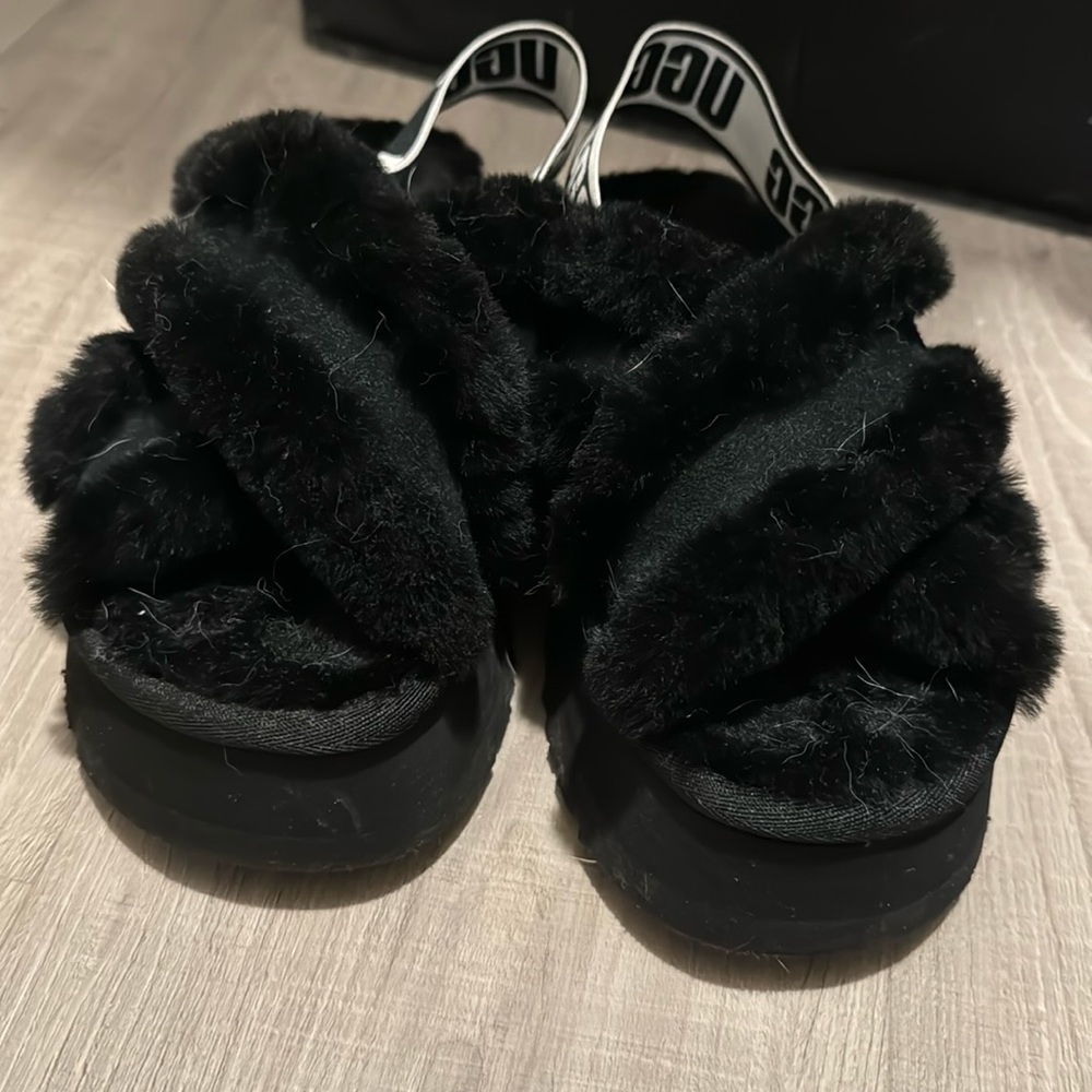 Ugh platform slippers